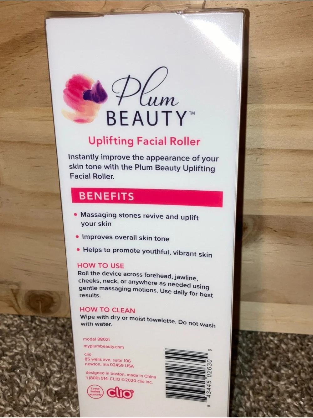 Uplifting Facial Roller - Purple